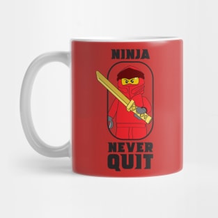 Ninjago Ninja Never Quit Kai Red Fan-Art Mug